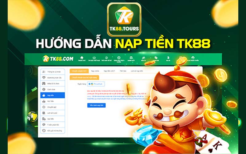 Nạp tiền TK88